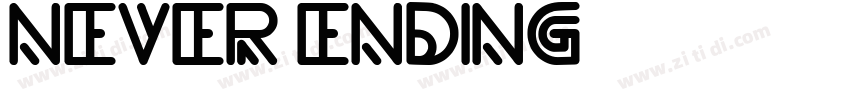 Never ending字体转换